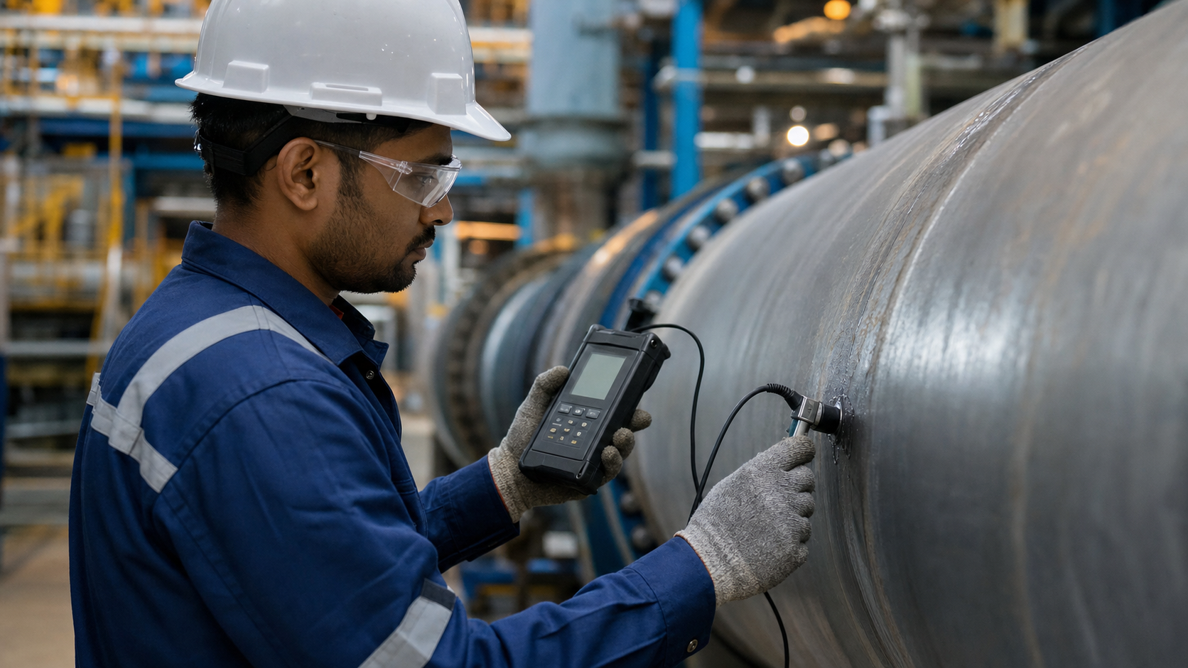 Pipeline thickness measurement